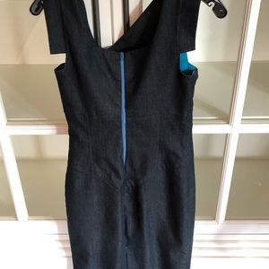 Black Halo Jackie O Denim Dress. Size 4